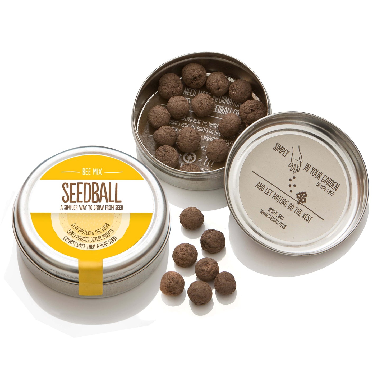 Bee Mix Seedball Tin - ShopGreenToday