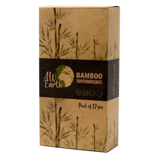1 x Bamboo Toothbrush - Charcoal Medium Soft - ShopGreenToday