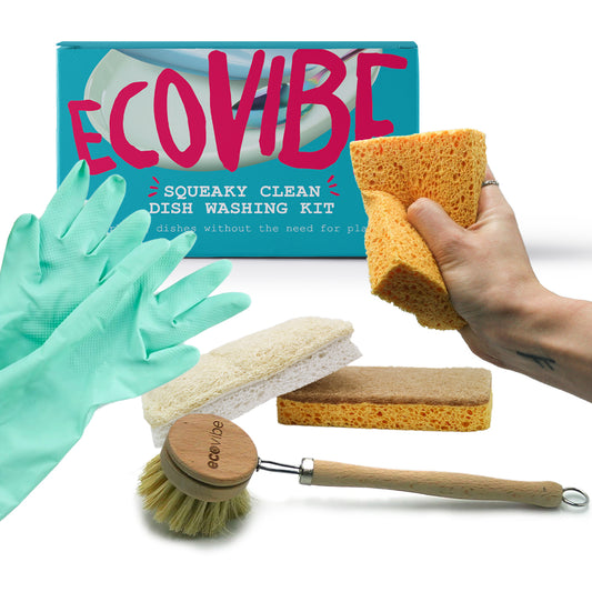 'Squeaky Clean' Plastic-Free Dish Washing Kit