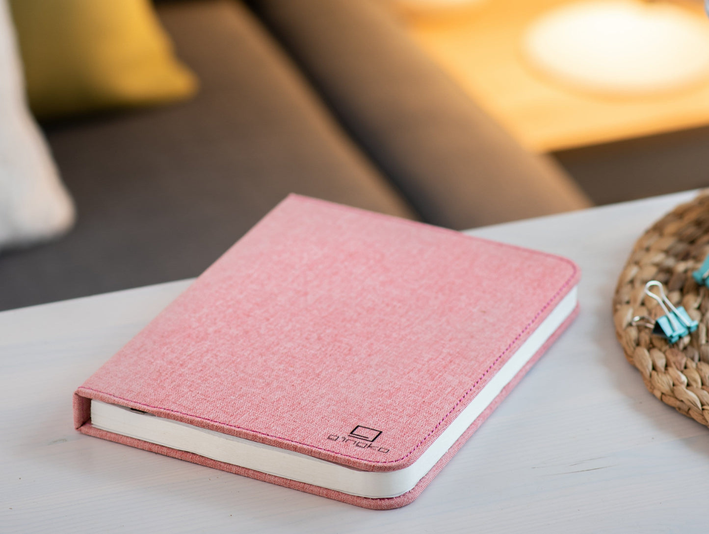 Gingko Linen Fabric Smart Book Light *Red Dot Design Award Winner* - ShopGreenToday