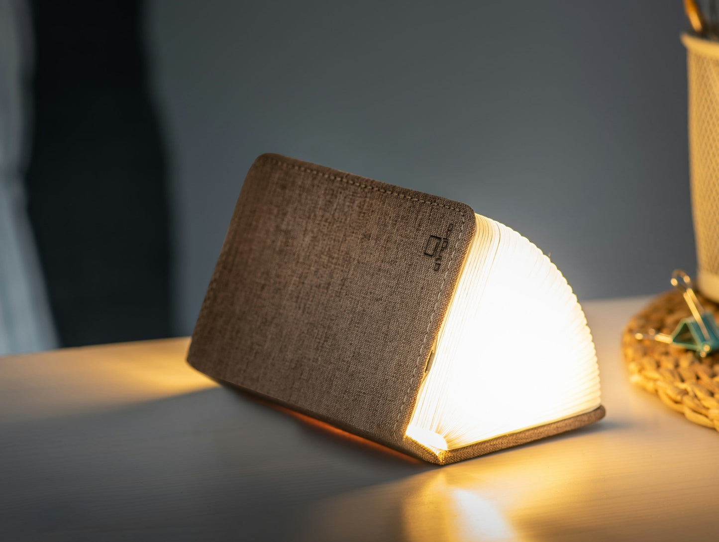 Gingko Linen Fabric Smart Book Light *Red Dot Design Award Winner* - ShopGreenToday