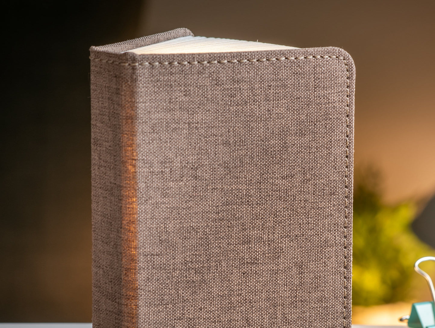 Gingko Linen Fabric Smart Book Light *Red Dot Design Award Winner* - ShopGreenToday