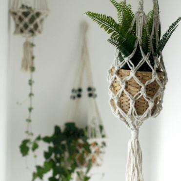 Macrame Pot Holders - Various Styles - ShopGreenToday