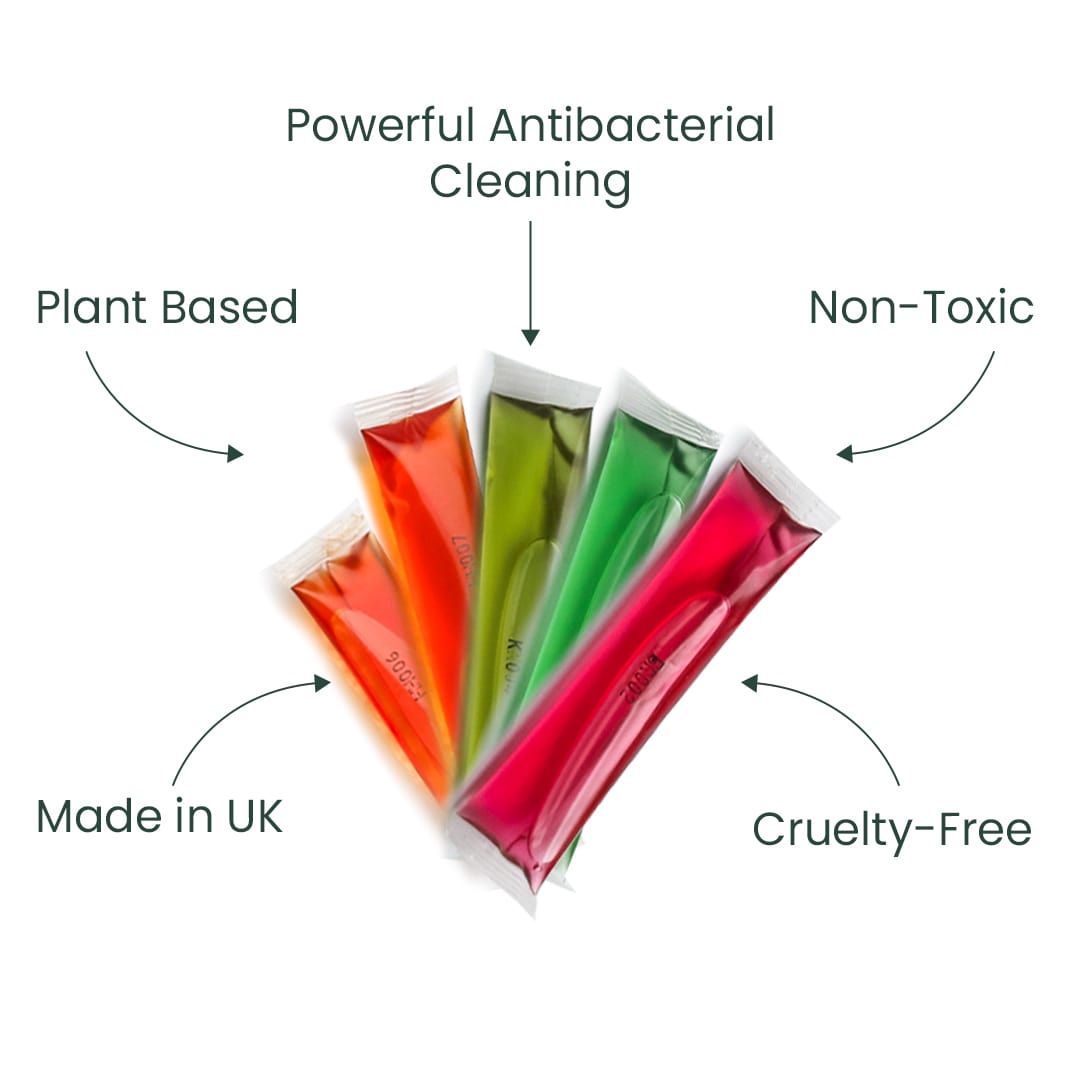 EcoVibe Plastic-Free Cleaning Refills - Antibacterial