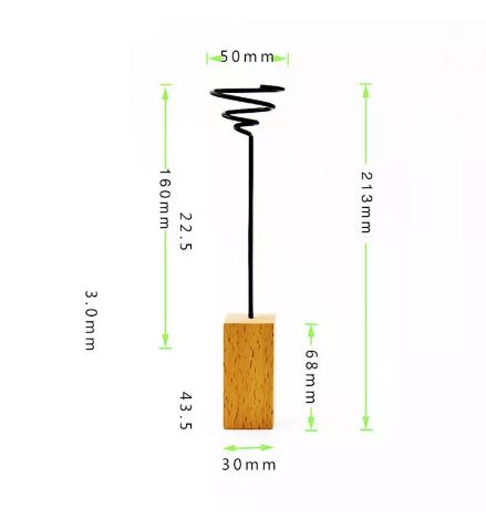 Air Plant Display Stand with Wooden Base - ShopGreenToday