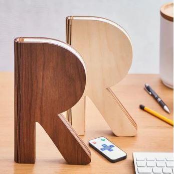 The R Space Lamp - Natural Maple - ShopGreenToday