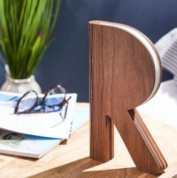 The R Space Lamp - Natural Walnut - ShopGreenToday
