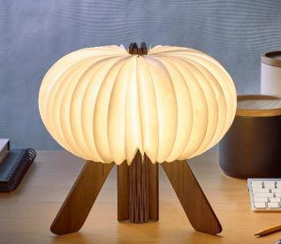 The R Space Lamp - Natural Walnut - ShopGreenToday