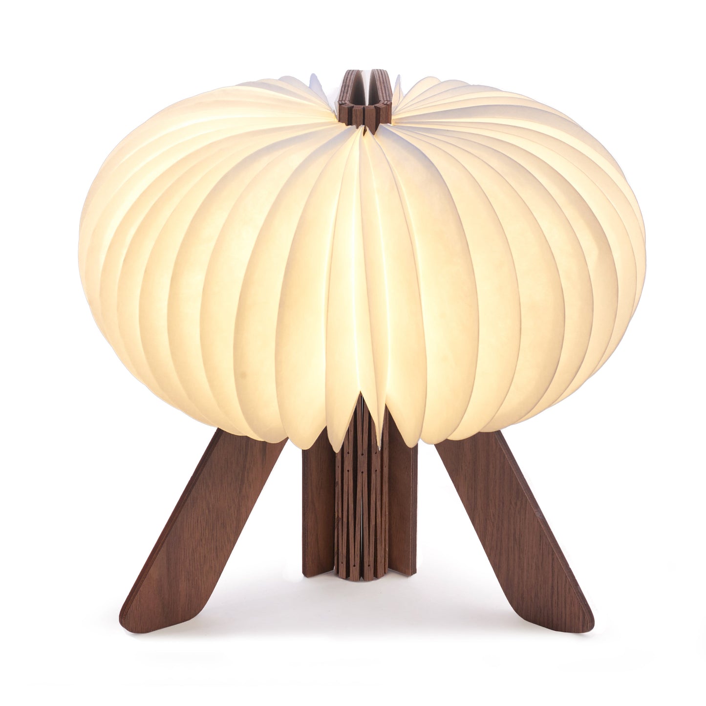 The R Space Lamp - Natural Walnut - ShopGreenToday