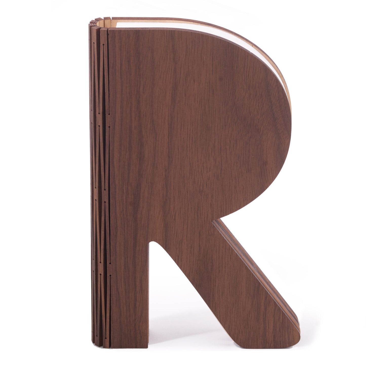 The R Space Lamp - Natural Walnut - ShopGreenToday