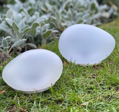 Solar Glass Glow Stone Pebbles - ShopGreenToday