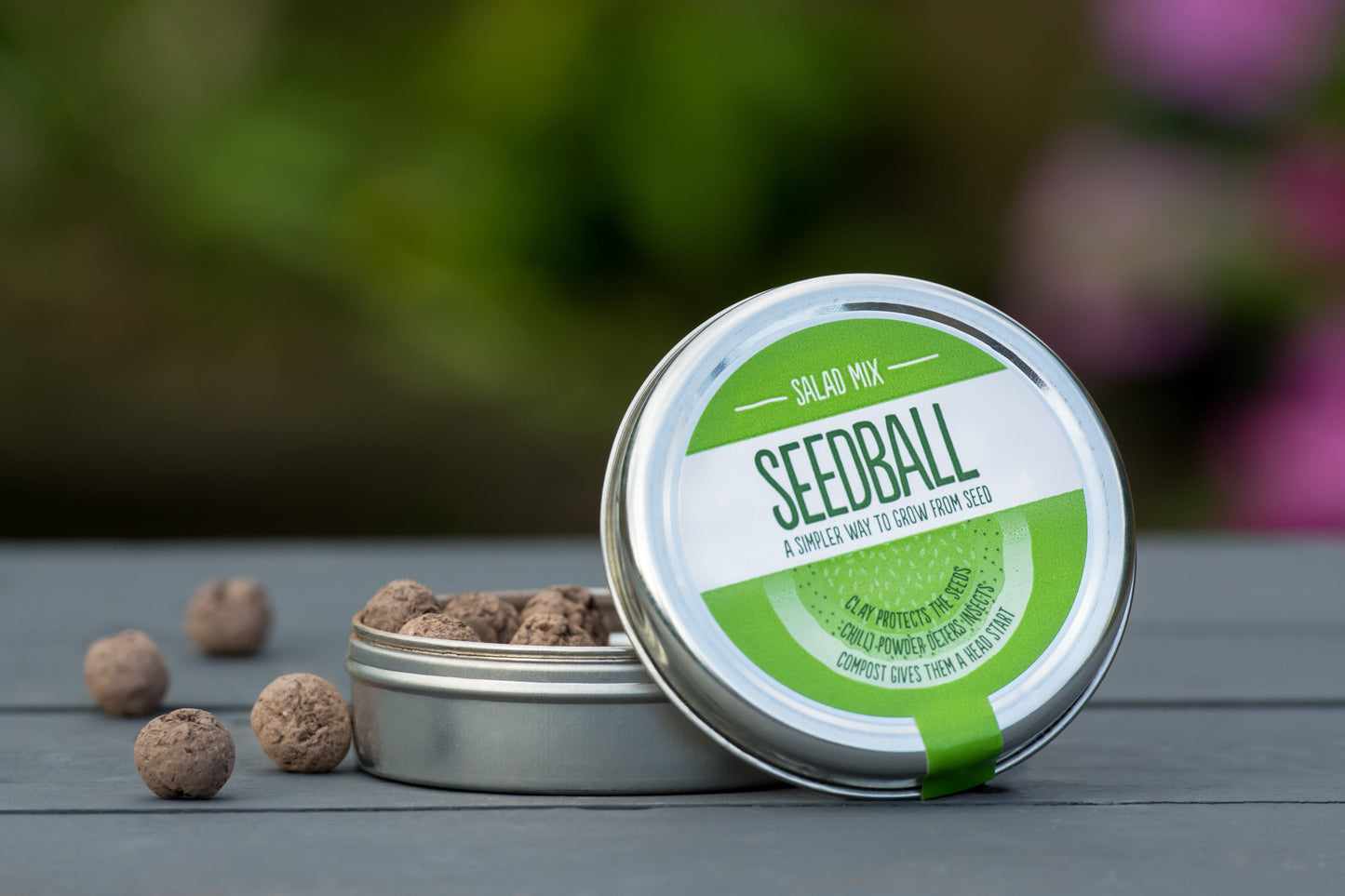 Salad Mix Seedball Tin - ShopGreenToday