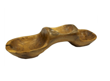 Teak 3 Bowl Pyramid - 40cm - ShopGreenToday