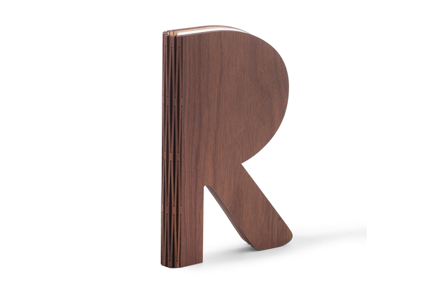 The R Space Lamp - Natural Walnut - ShopGreenToday