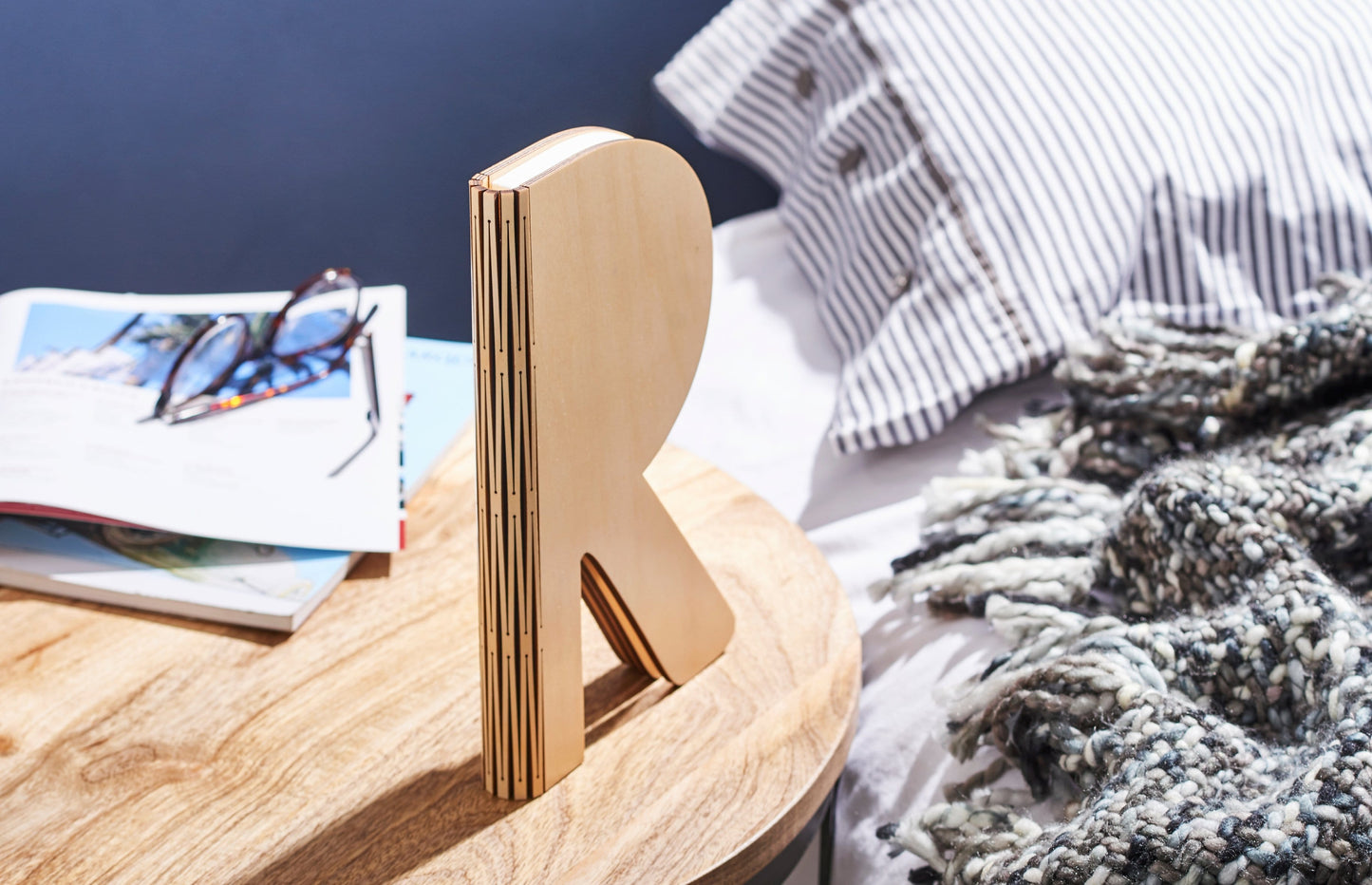 The R Space Lamp - Natural Maple - ShopGreenToday