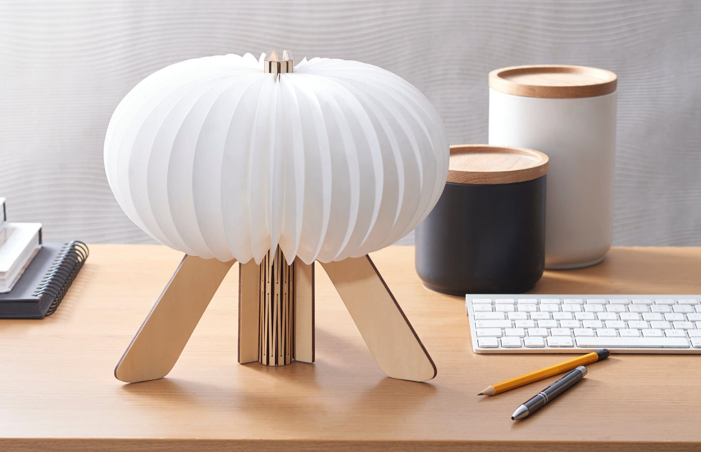 The R Space Lamp - Natural Maple - ShopGreenToday