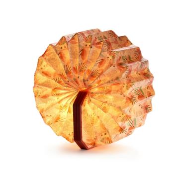Gingko Velvet Accordion Lamp