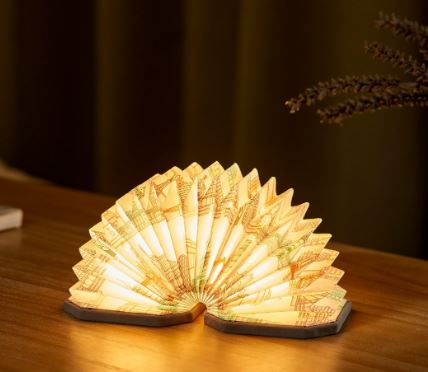 Gingko Velvet Accordion Lamp