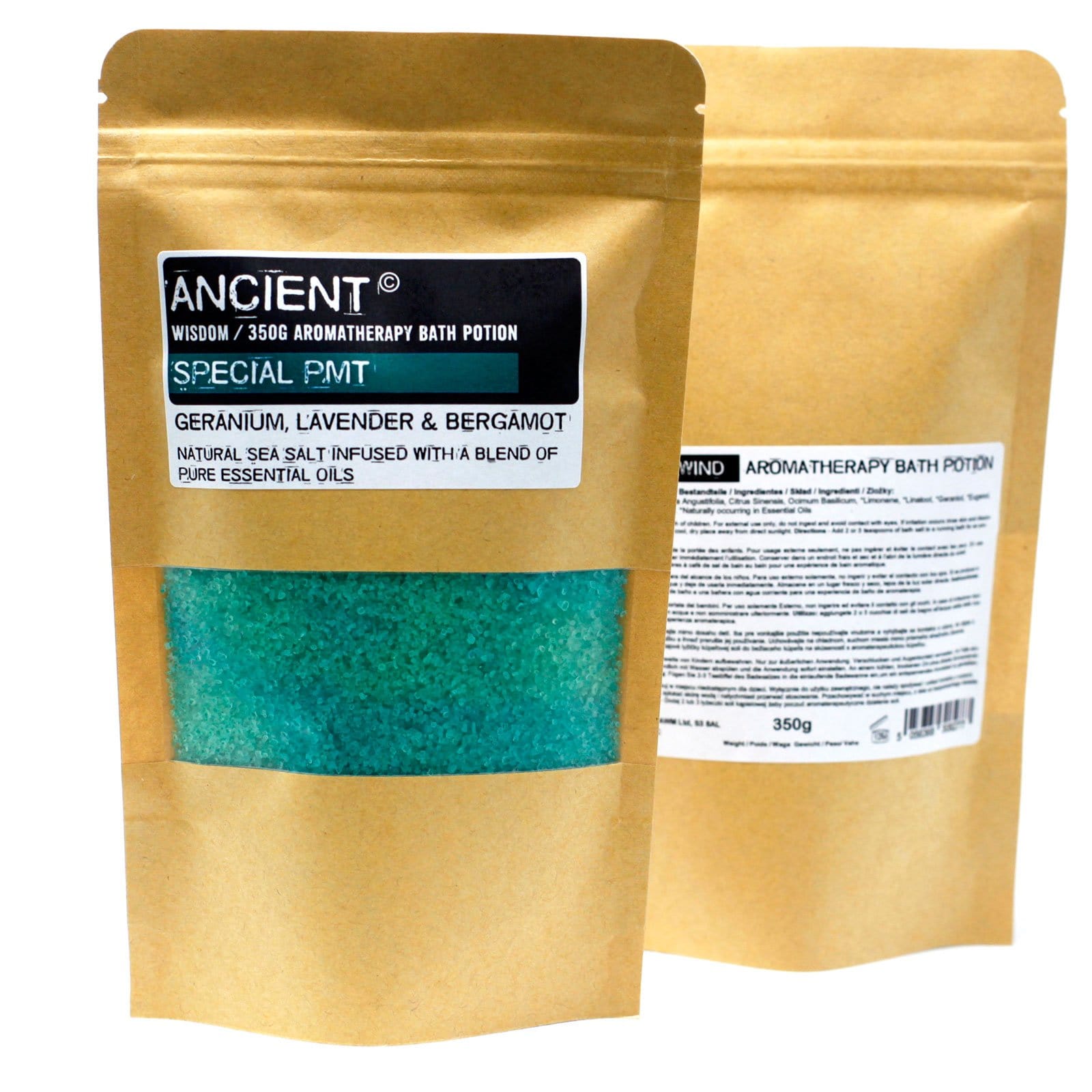 Aromatherapy Bath Potions in Kraft Bag 350g - ShopGreenToday
