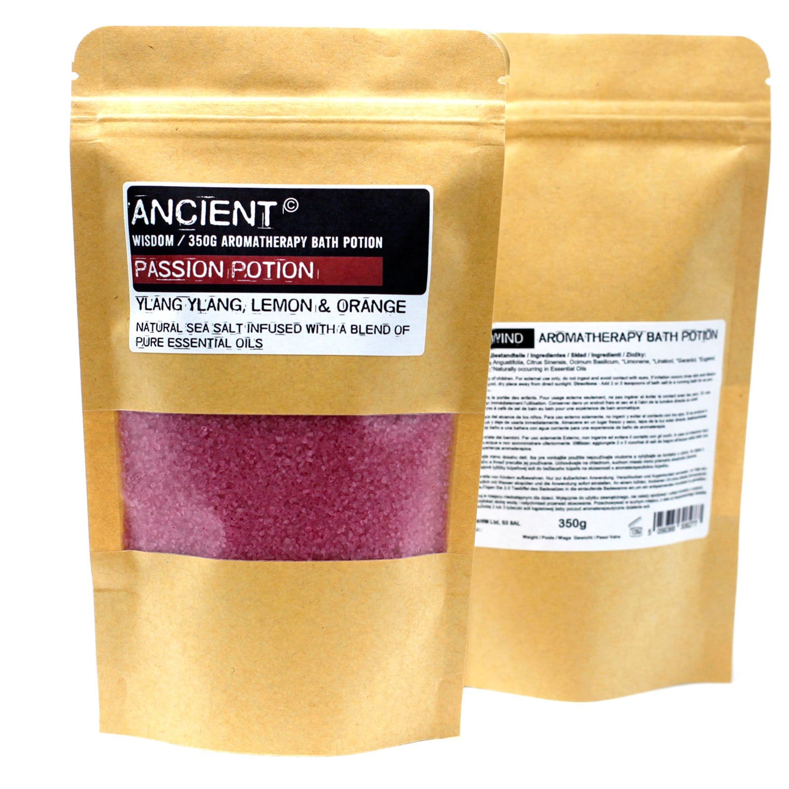 Aromatherapy Bath Potions in Kraft Bag 350g - ShopGreenToday