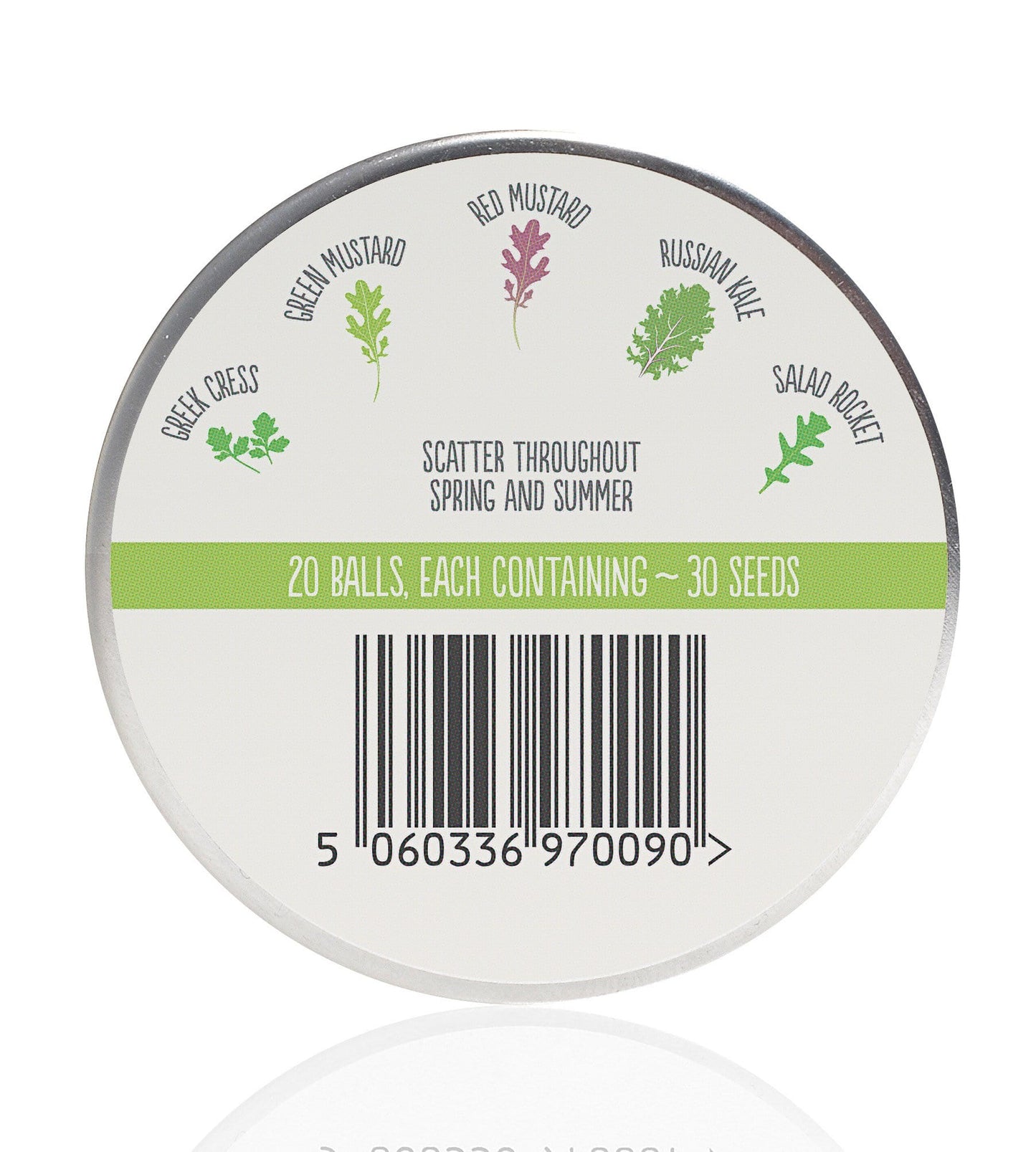 Salad Mix Seedball Tin - ShopGreenToday