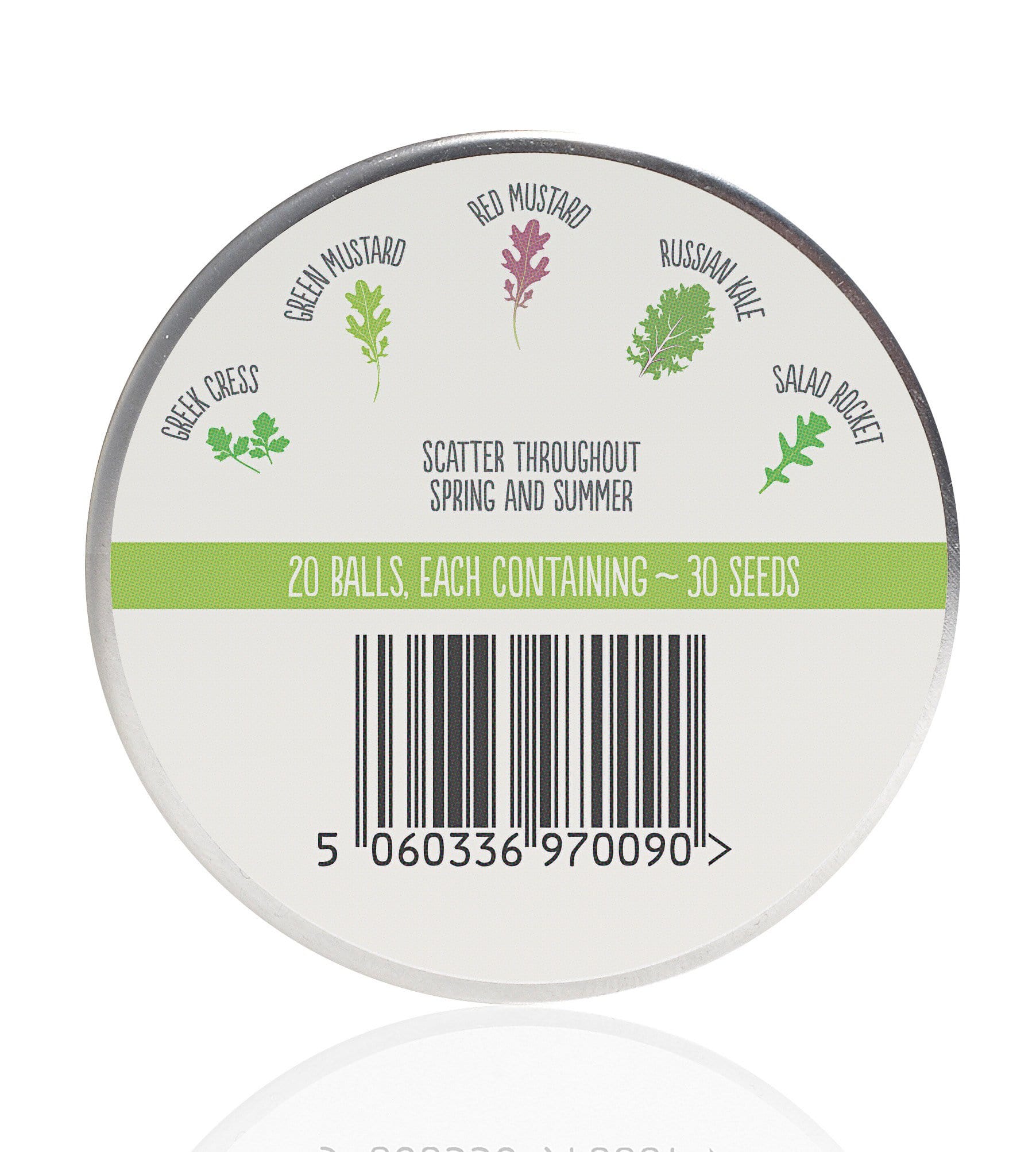 Salad Mix Seedball Tin - ShopGreenToday