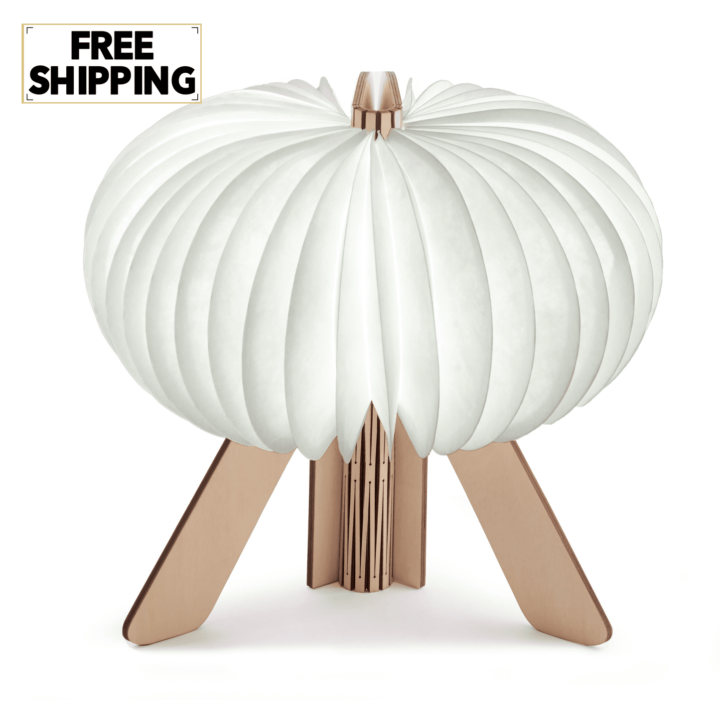 The R Space Lamp - Natural Maple - ShopGreenToday