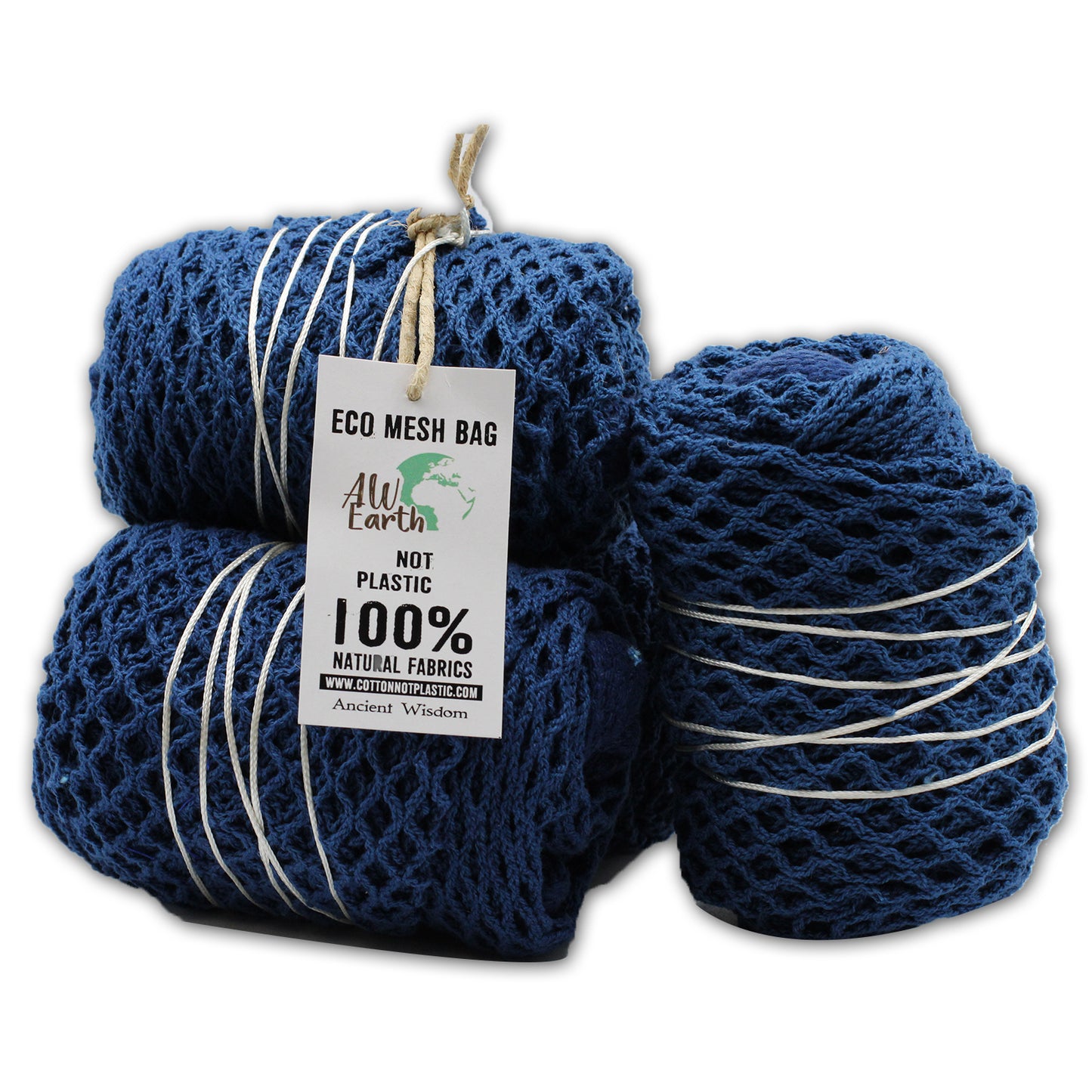 Pure Cotton Mesh Bags - ShopGreenToday