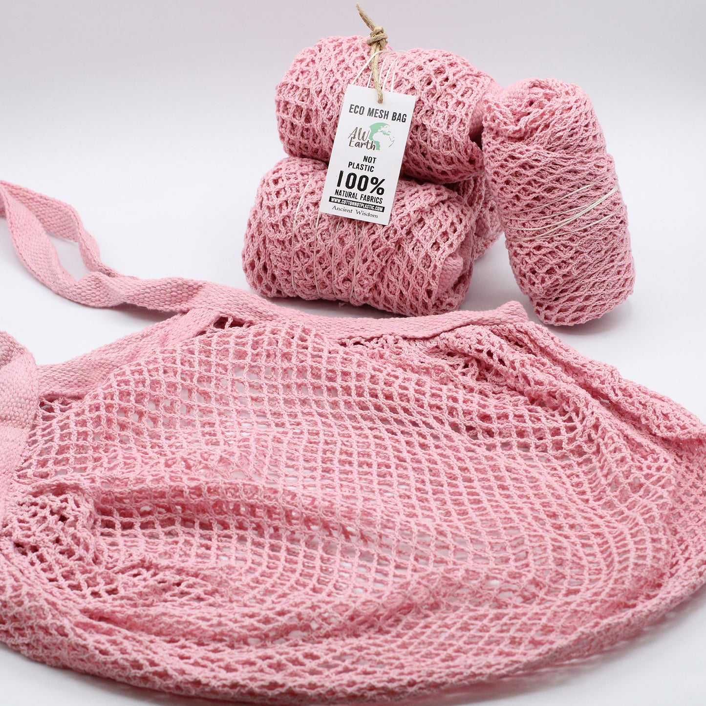 Pure Cotton Mesh Bags - ShopGreenToday