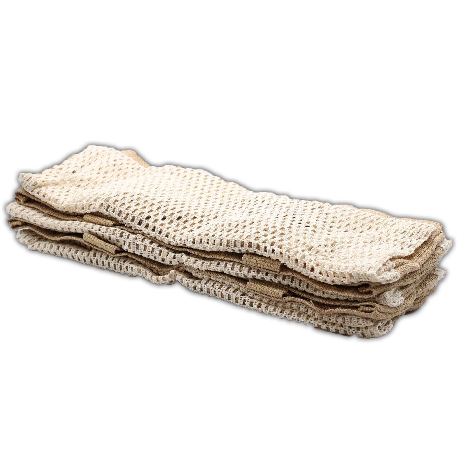Pure Soft Jute & Cotton Mesh Bags - ShopGreenToday