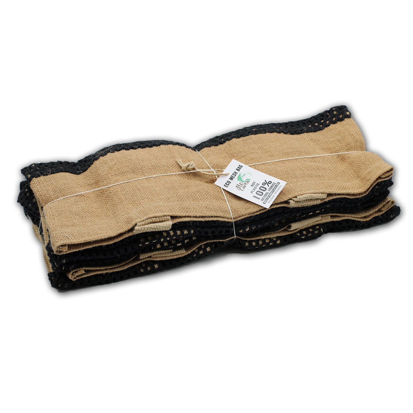 Pure Soft Jute & Cotton Mesh Bags - ShopGreenToday