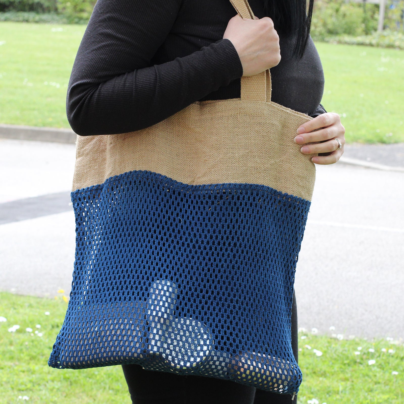 Pure Soft Jute & Cotton Mesh Bags - ShopGreenToday