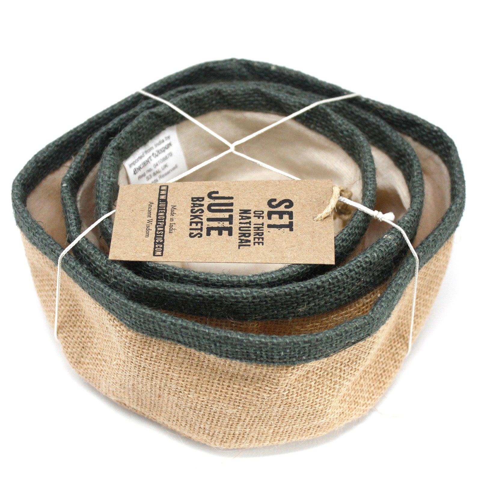 Natural Jute Baskets - ShopGreenToday