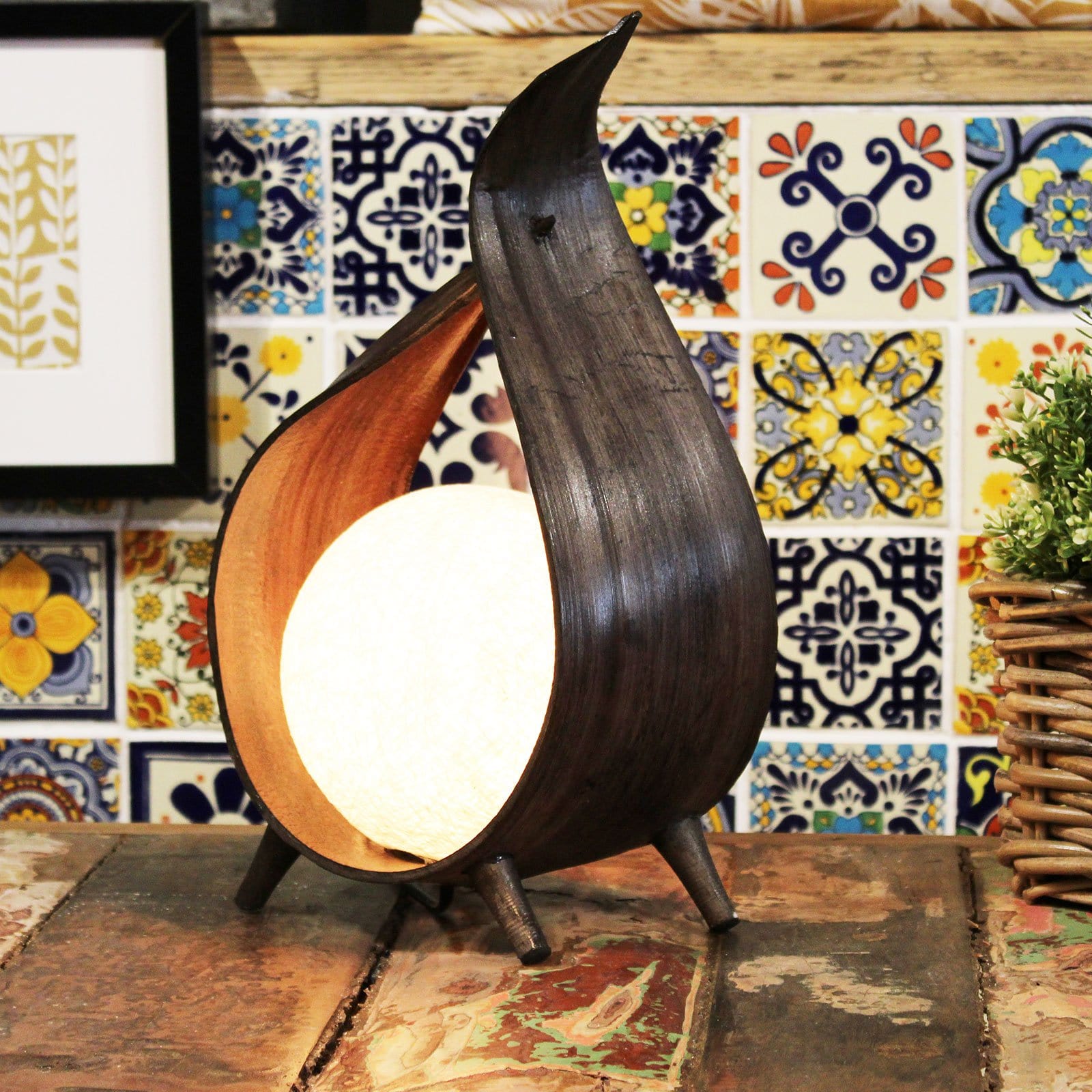 Natural Coconut Leaf Lamps - ShopGreenToday