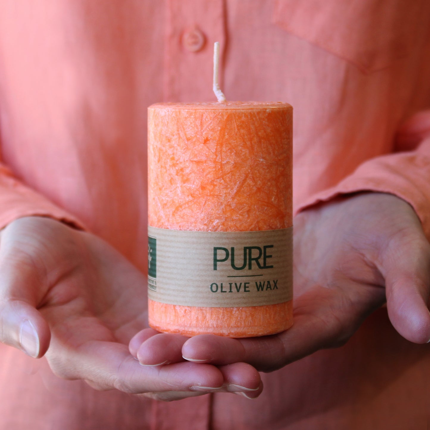 Vegan Pure Olive Wax Candles - 90 x 60