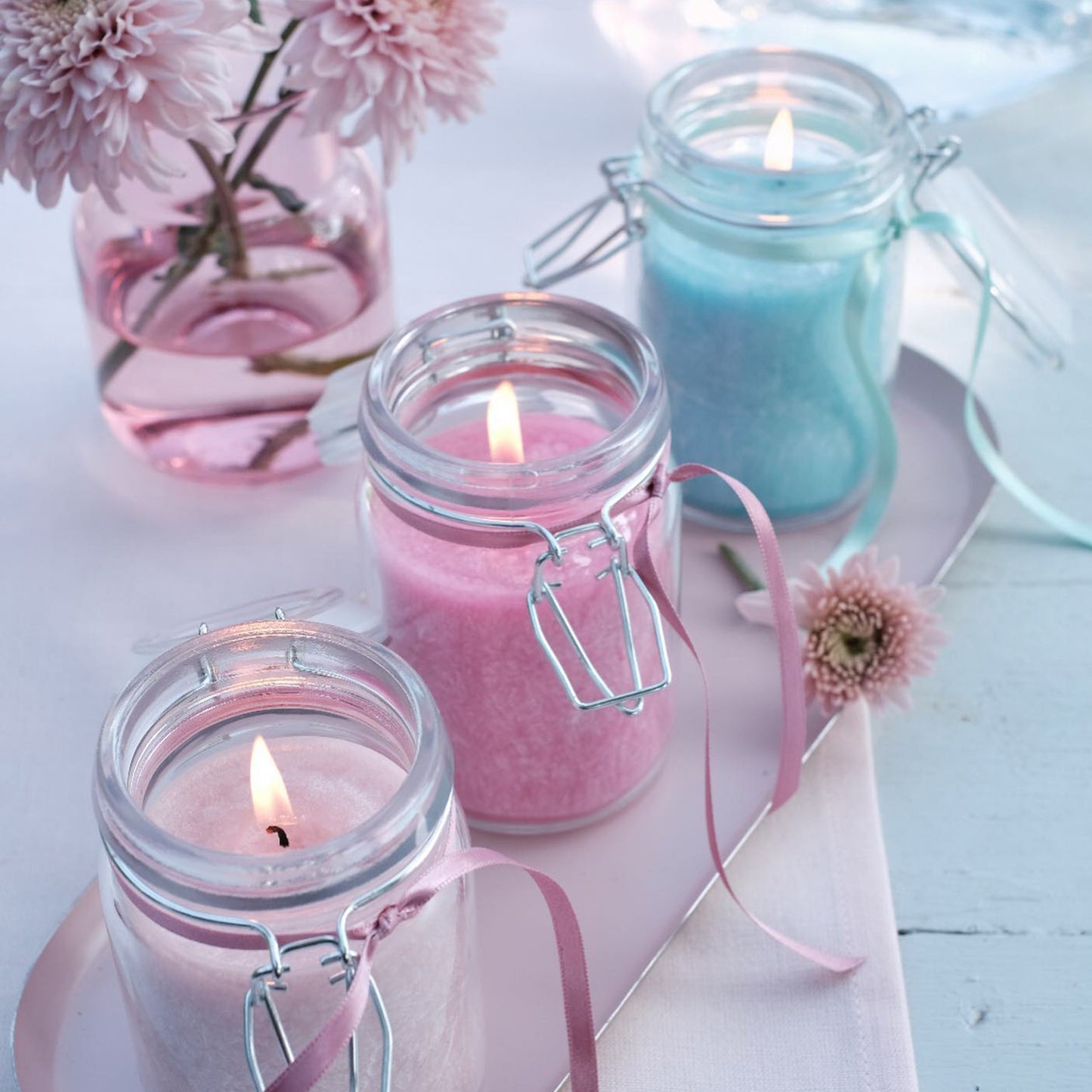 Vegan Pure Olive Wax Candle Jars
