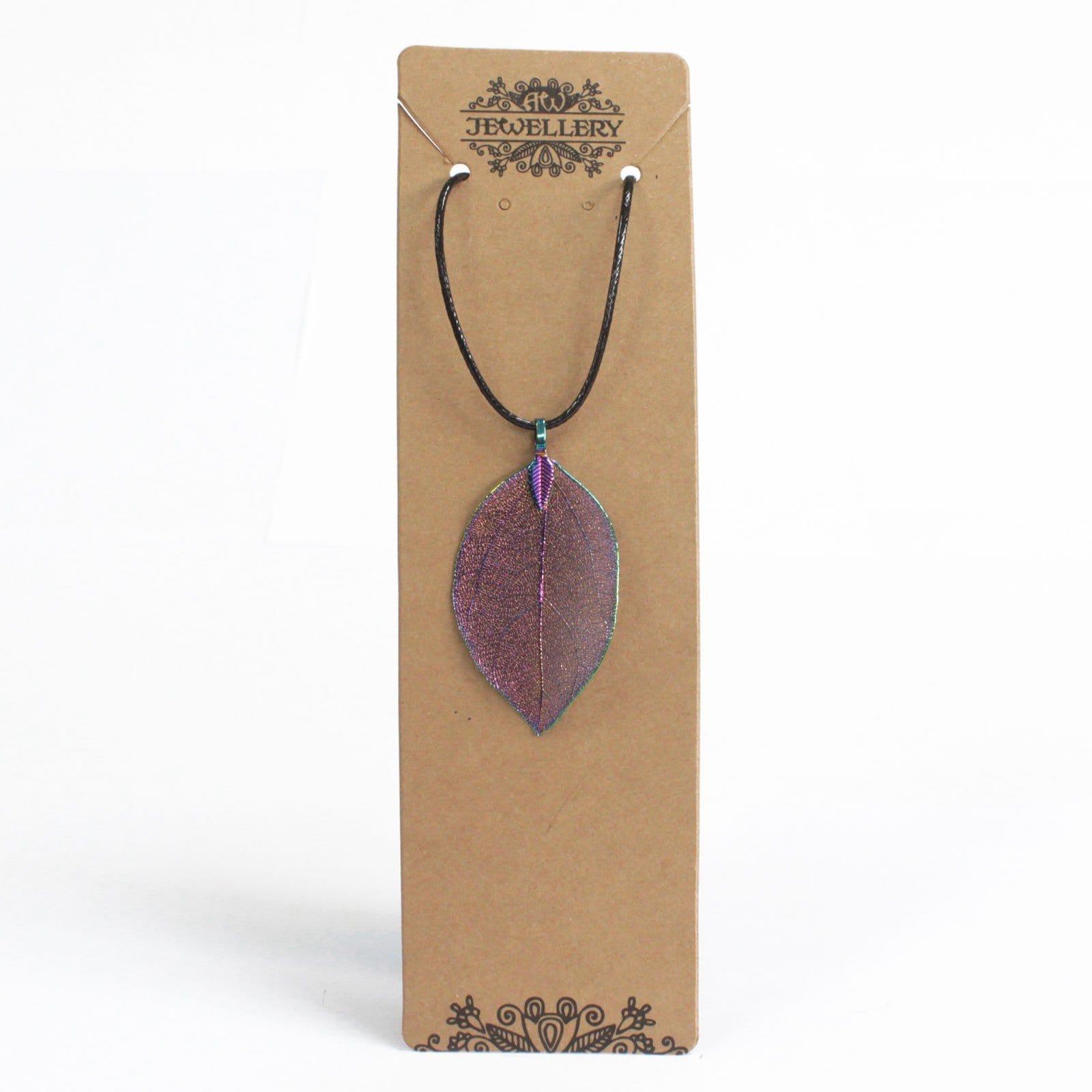 Necklace - Bravery Leaf - Multicoloured - ShopGreenToday