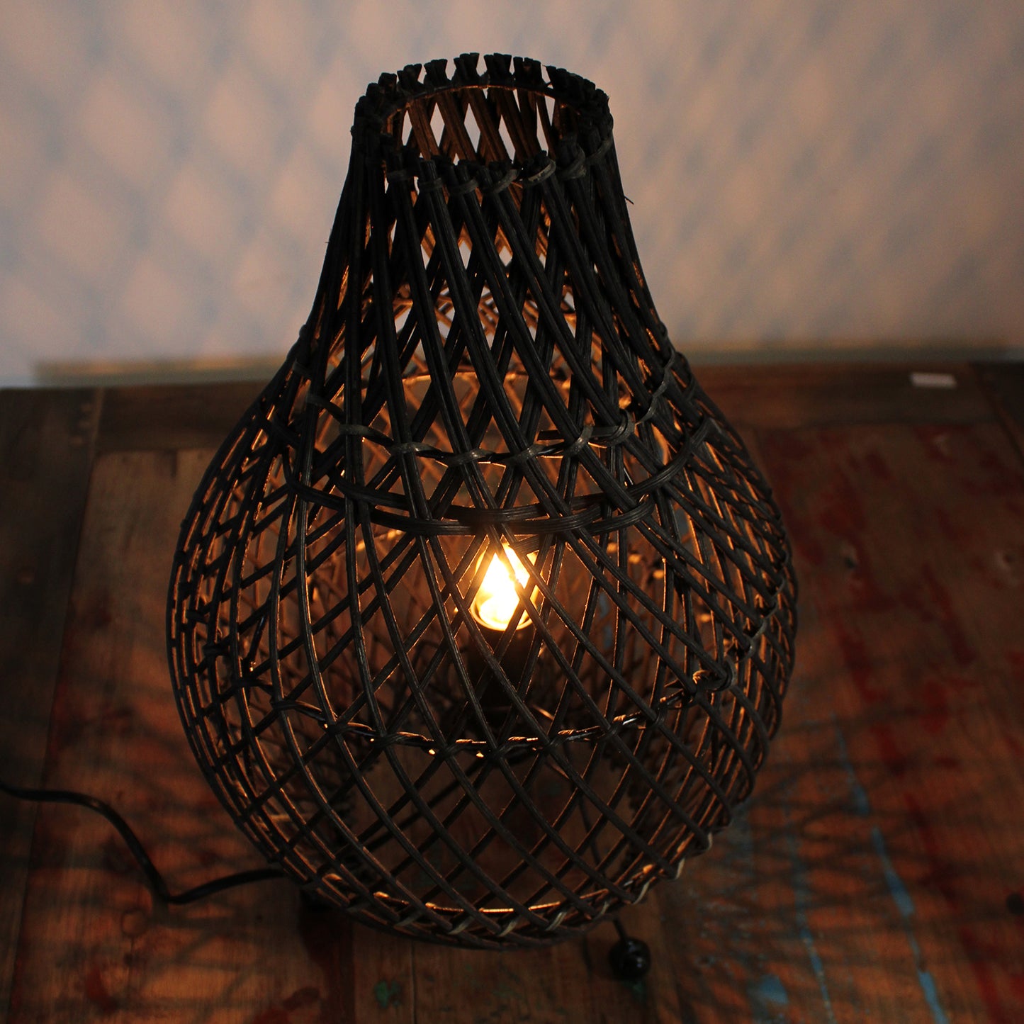 Rattan Table Lamps
