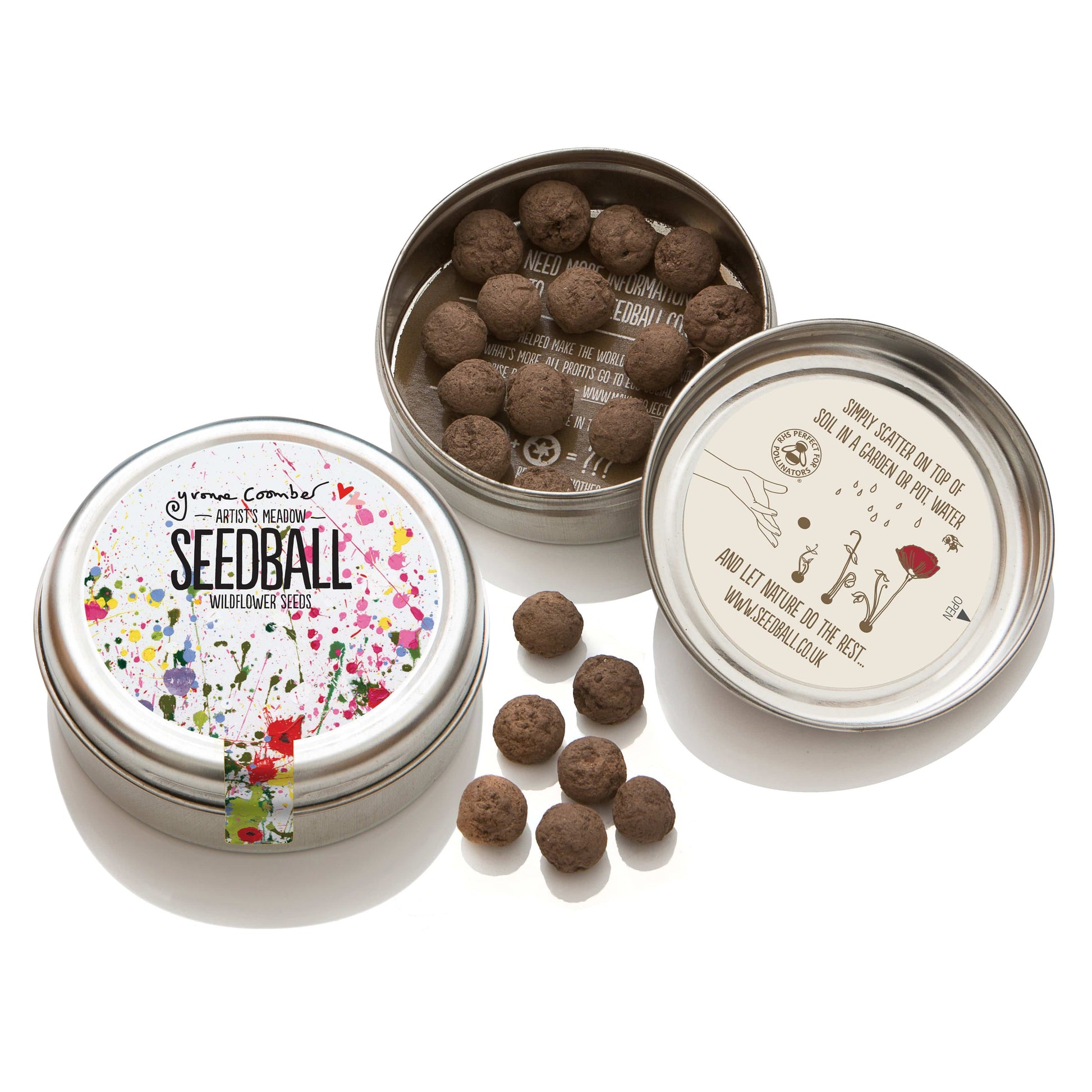 Artist's Meadow Seedball Tin - ShopGreenToday