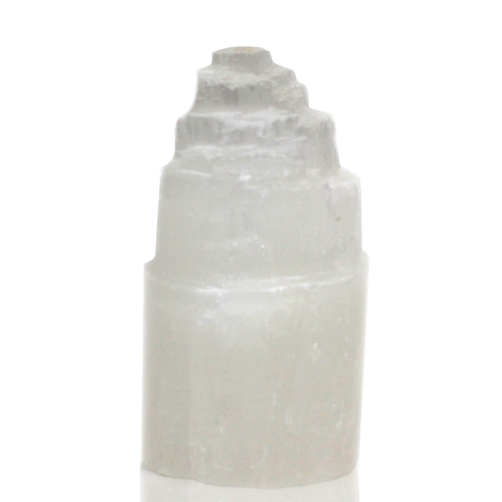 Natural Selenite Tower Lamps - ShopGreenToday