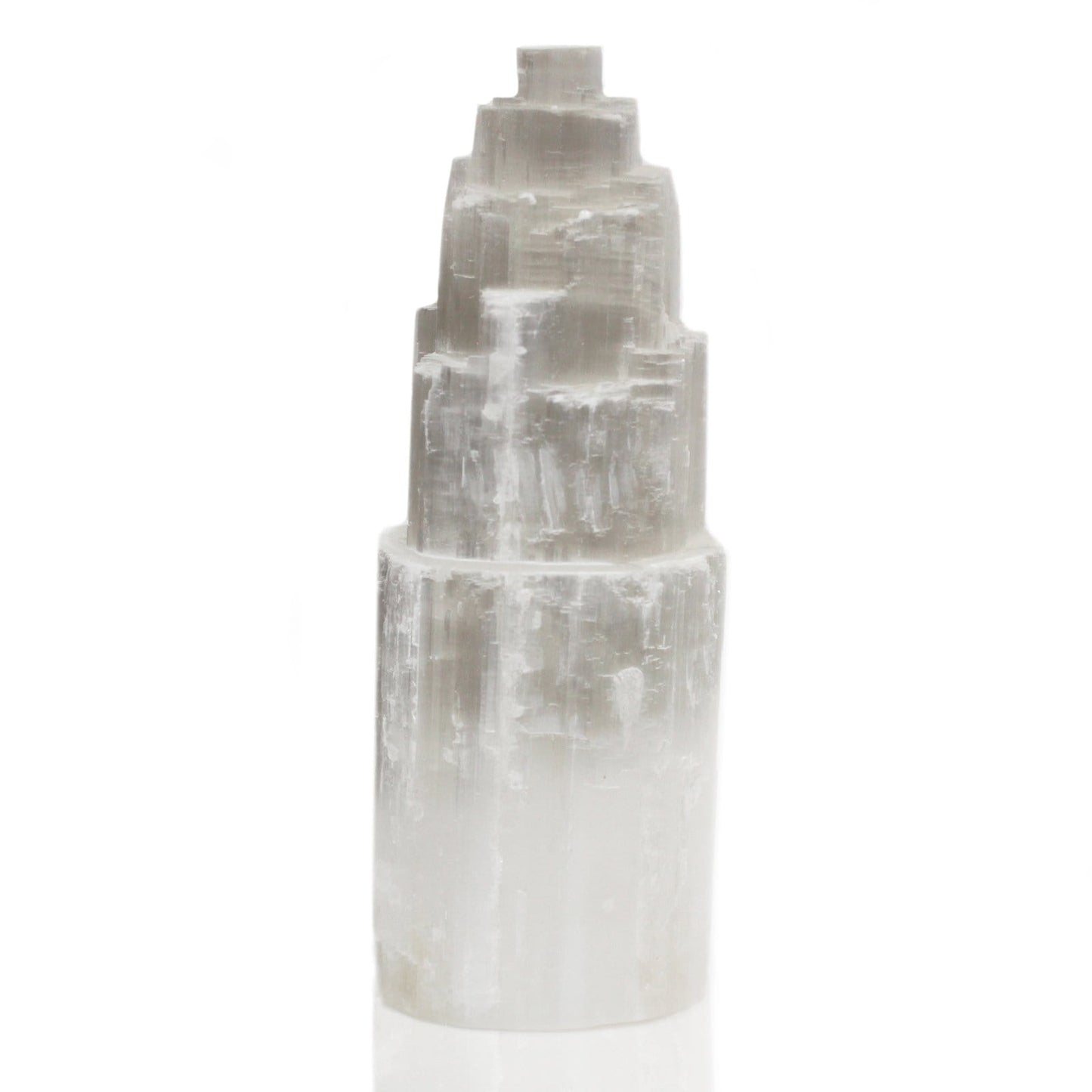 Natural Selenite Tower Lamps - ShopGreenToday