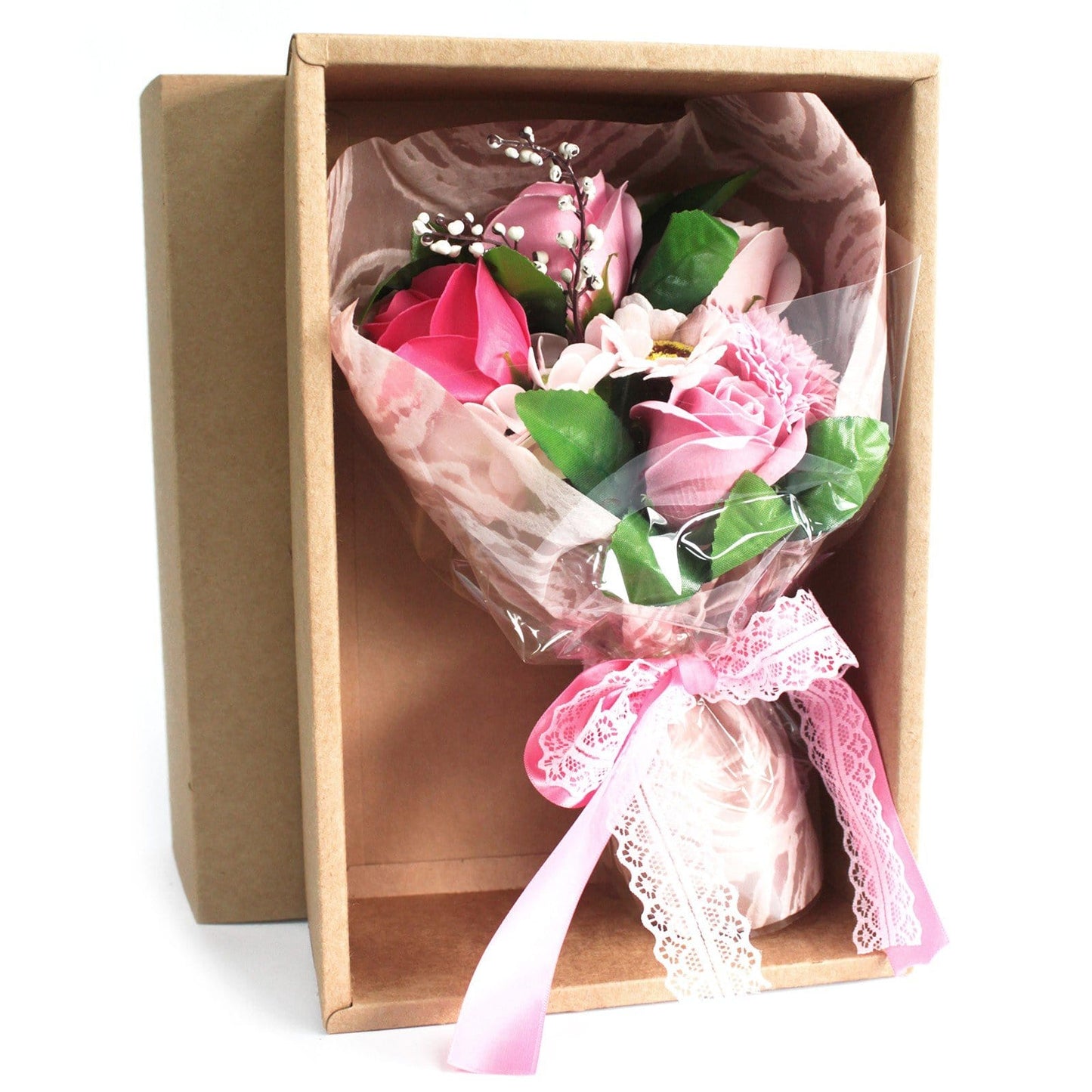 Boxed Hand Soap Flower Bouquets - ShopGreenToday