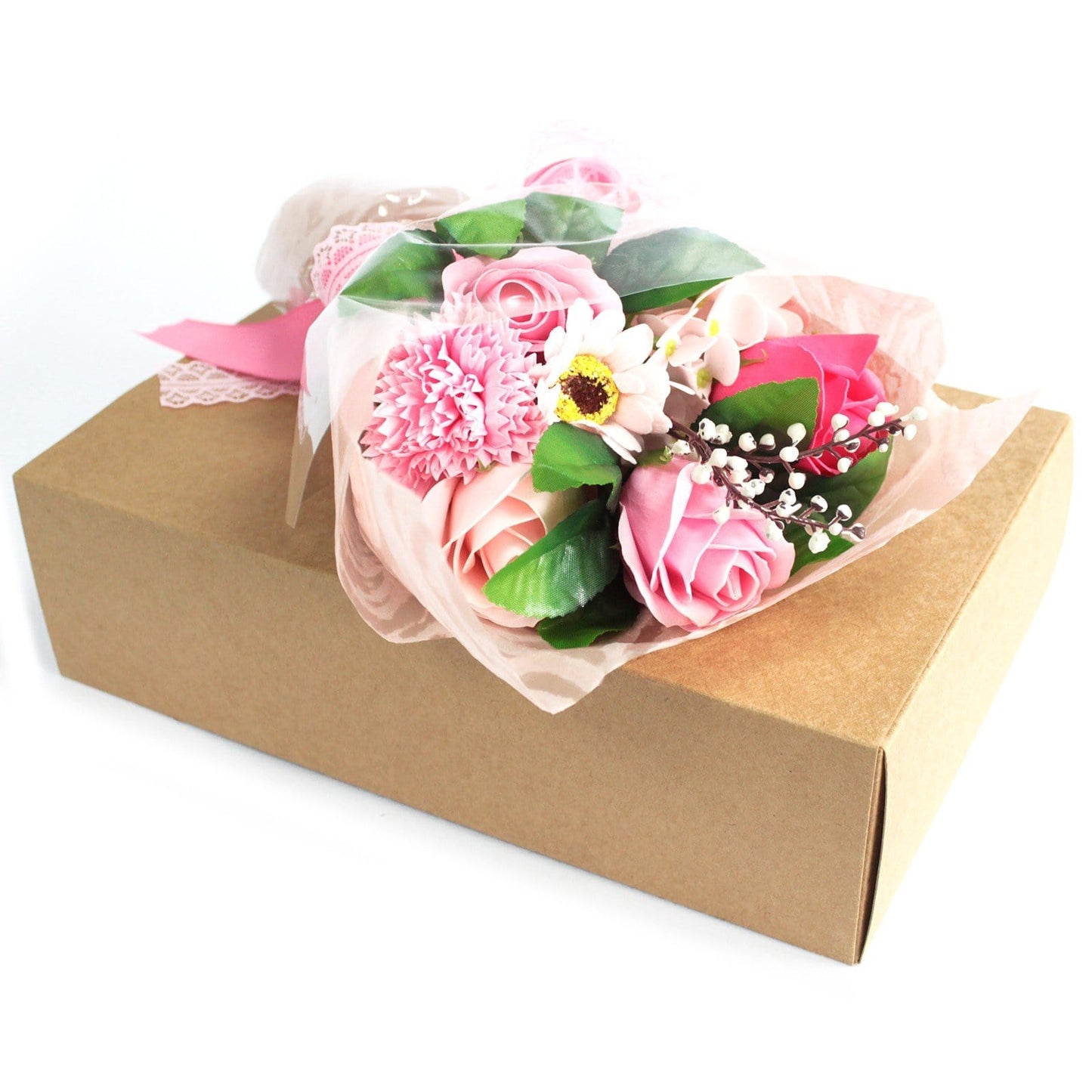 Boxed Hand Soap Flower Bouquets - ShopGreenToday