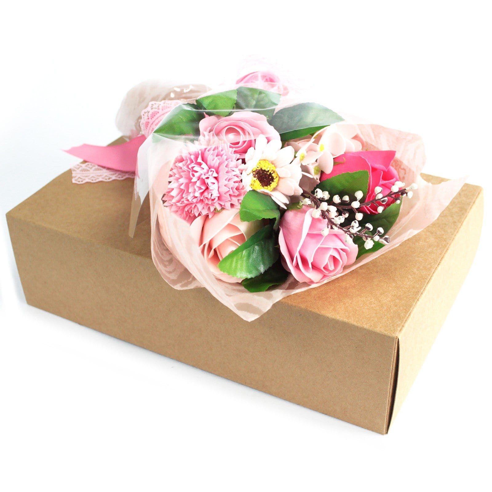 Boxed Hand Soap Flower Bouquets - ShopGreenToday