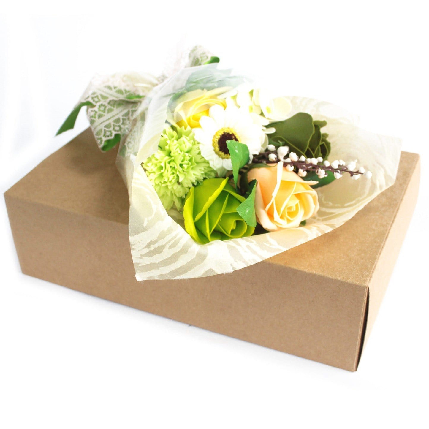 Boxed Hand Soap Flower Bouquets - ShopGreenToday