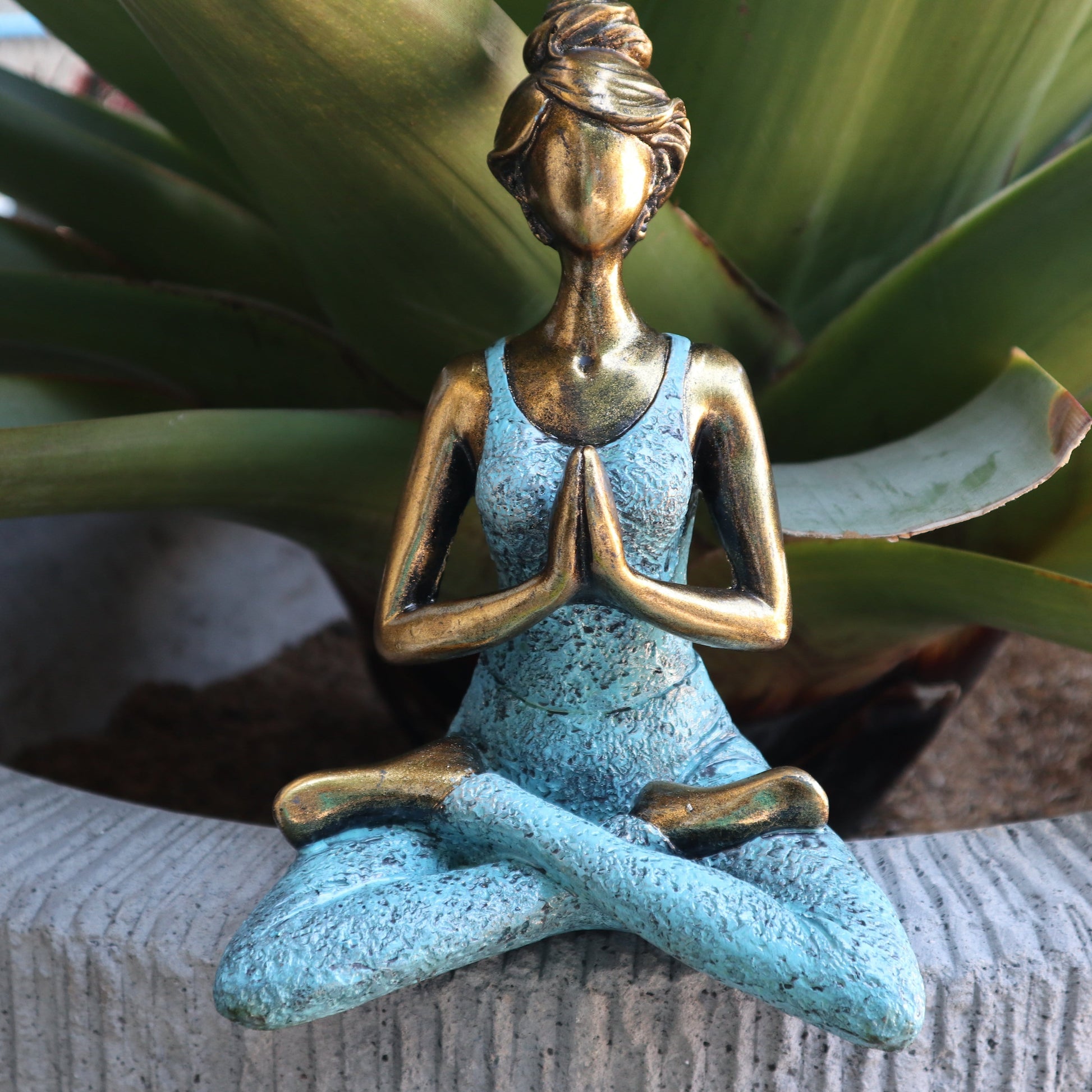 Resin Yoga Lady Figures - ShopGreenToday