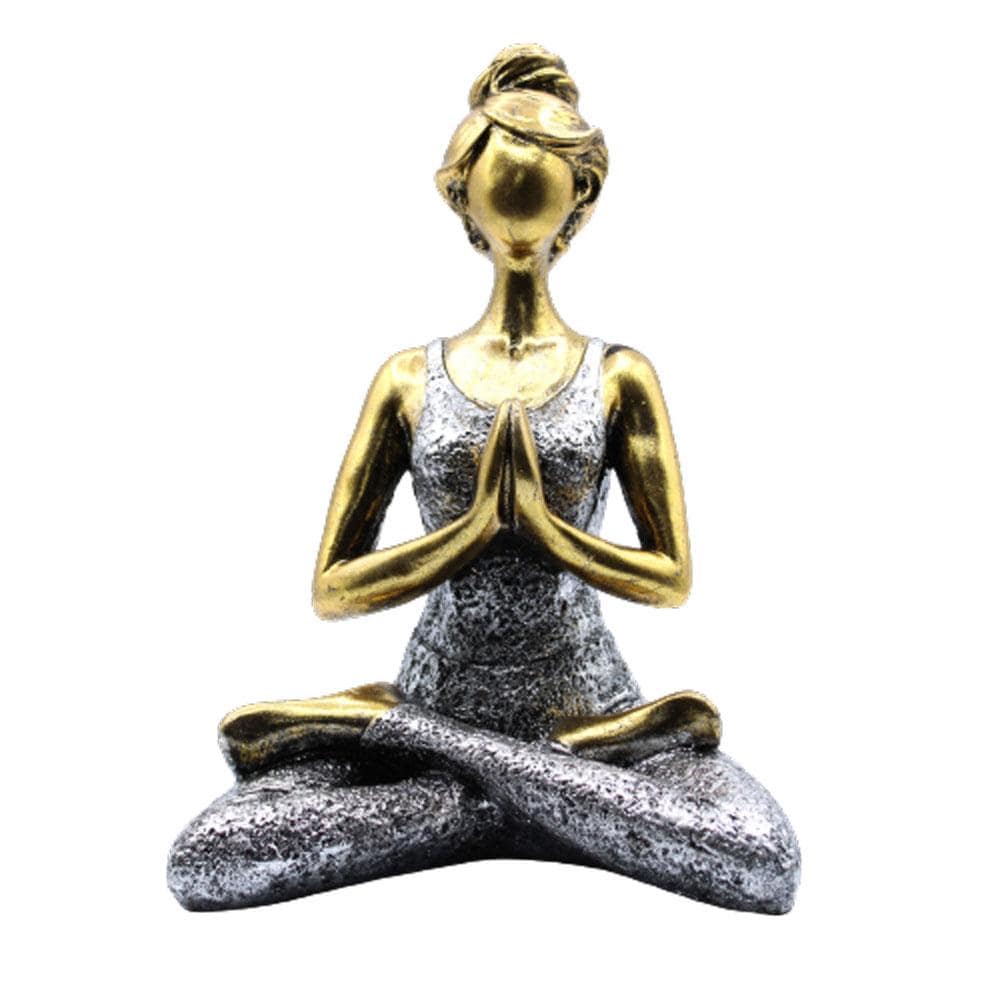 Resin Yoga Lady Figures - ShopGreenToday