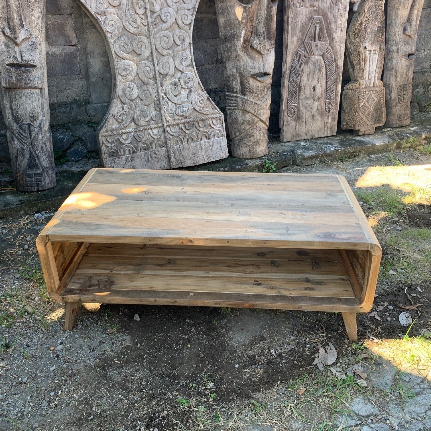 Large Coffee Table - Recycled Wood - ShopGreenToday