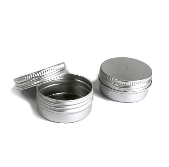 Aluminium Round Tins - 38 x 19mm - ShopGreenToday