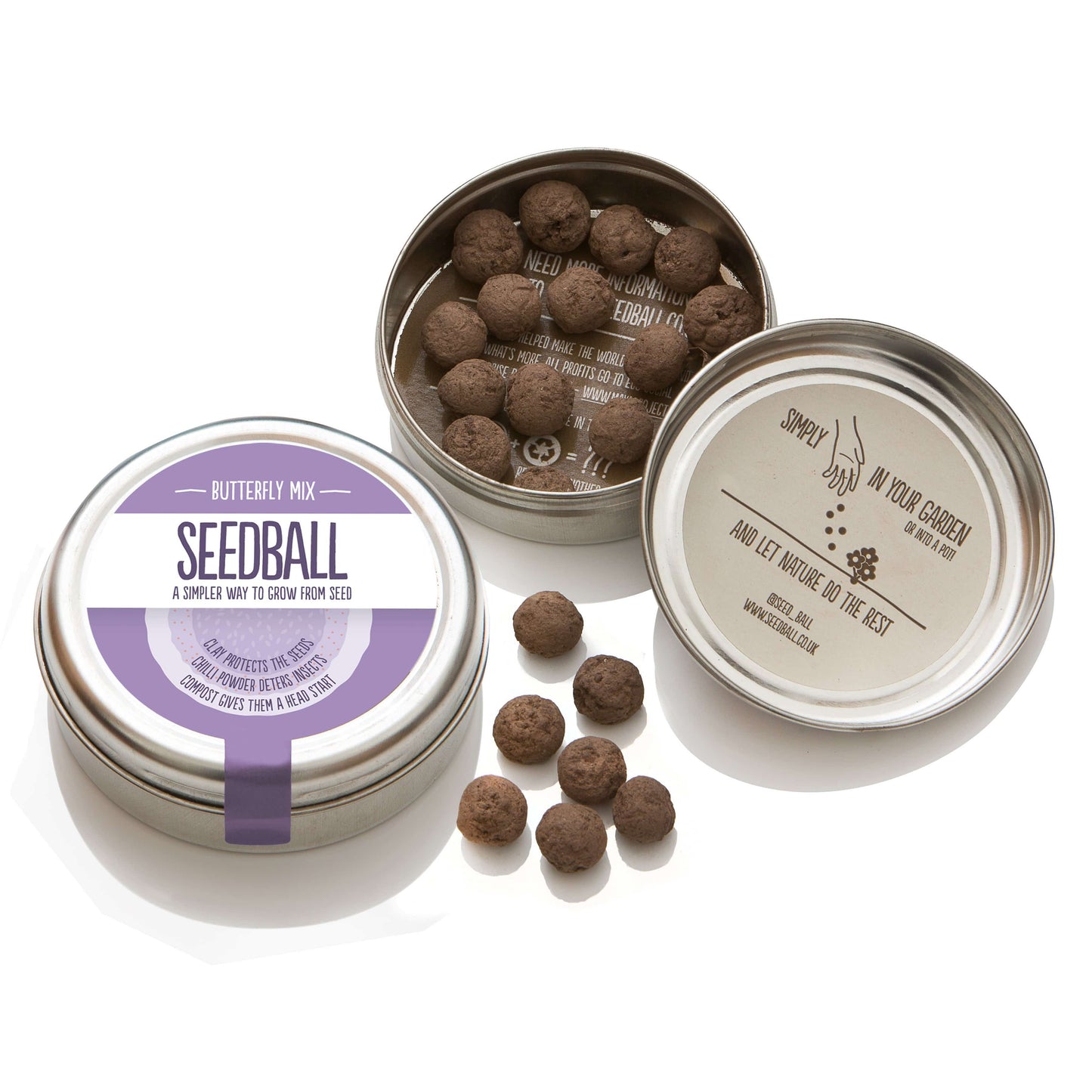 Butterfly Mix Seedball Tin - ShopGreenToday
